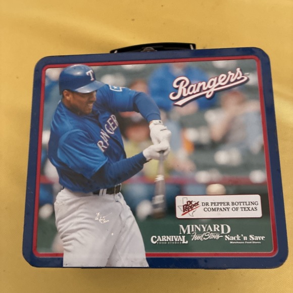 Vtg texas ranger juan gonzalez lunch box Dr Pepper - Picture 2 of 12